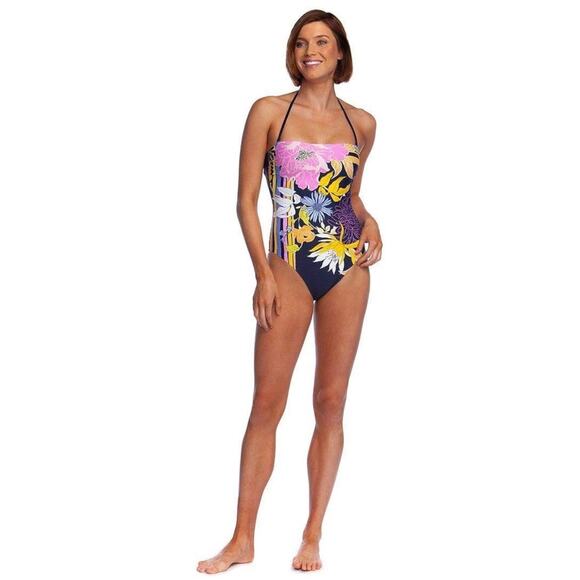 Trina Turk Bal Harbour Floral Bandeau One Piece
Swimsuit Size 6 - Picture 2 of 10